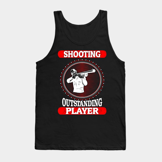 shooting outstanding player Tank Top by fioruna25